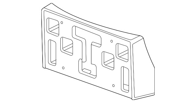 Genuine Front License Plate Bracket 42592117