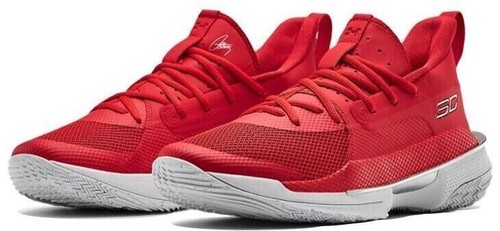 Size 13.5 - Under Armour Curry 7 Beta Red Basketball Shoes | eBay