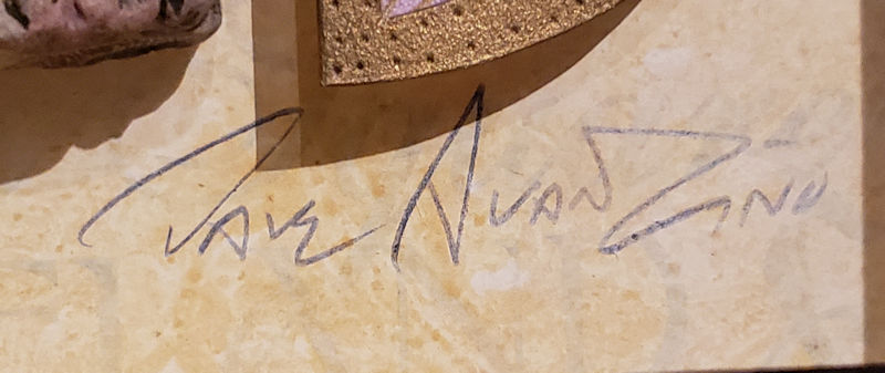 (Only 10 Made) 2001 Disneyana Convention Dave Avanzino Disneyland Sign Shadowbox