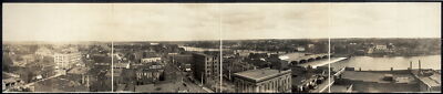 Photo:1907 Panoramic: Waterloo,Iowa, Black Hawk County,birdseye view