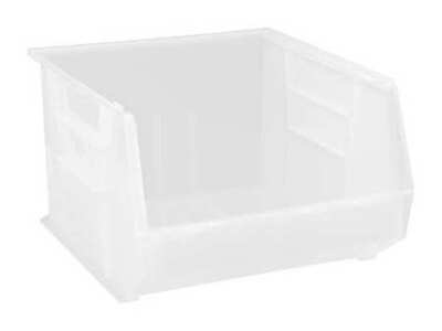 Quantum Storage Systems Qus270cl 75 Lb Hang & Stack Storage Bin, Polypropylene,