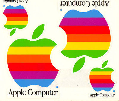 Apple Computer レインボーロゴ フラッグ （吊下旗） Apple Computer レインボーロゴフラッグ （吊下旗） Apple
