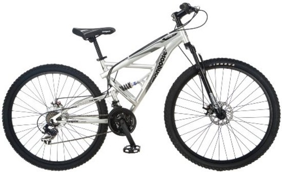Mongoose R2780 Mountain Bike Racing Impasse Dual Full Suspension Bicycle Action