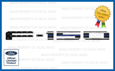 2019 Ford F150 Tailgate Inserts Decals Letters Stickers Law Enforcement FG1R2