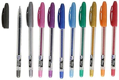 Metallic Glitter Gel Pens, Sparkle Shine - Pack of 20 (10 Assorted Colors)