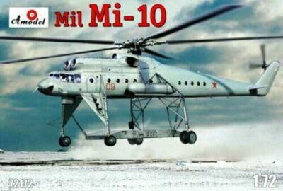 Amodel 72172 Mil Mi-10 Helicopter model kit, 1/72 scale plastic