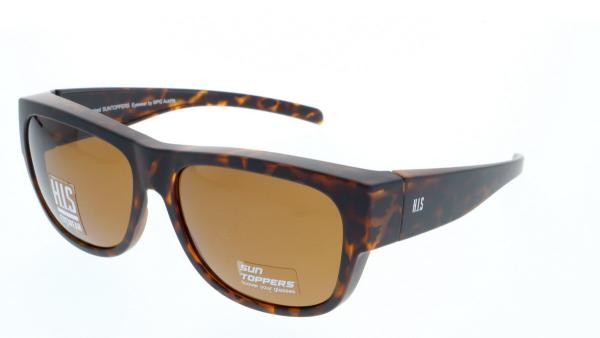 HIS POL HP79100 2 Herren Damen Sonnenbrille Kunststoff Oval Braun