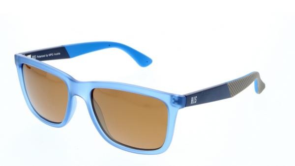 HIS POL HPS88119 2 Herren Damen Sonnenbrille Kunststoff Oval Blau