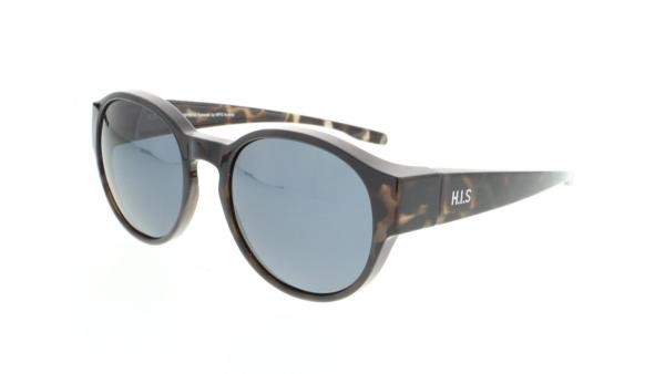 HIS POL HPS09100 4 Herren Damen Sonnenbrille Kunststoff Oval Schwarz