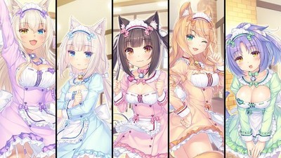 Anime chocola neko para cinnamon coconut maple Playmat Gaming Mat Desk 3210