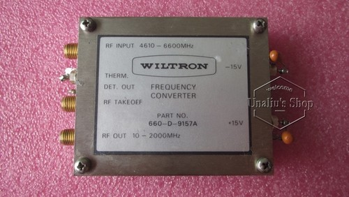 used WILTRON 660-D-9157A SMA 10MHz-2000MHz Down converter
