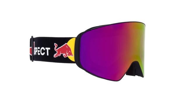 Red Bull Spect JAM 01 Mens Womens Ski Goggles Plastic Mono Shield Black