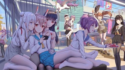 Anime ayanami azur lane enterprise fu shun Playmat Gaming Mat Desk 1995