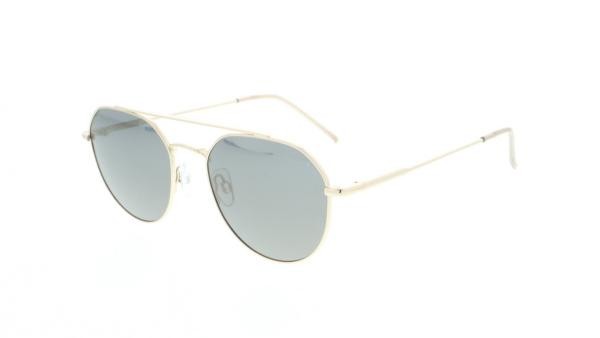 HIS POL HPS04112 2 Herren Damen Sonnenbrille Metall Flieger Gold