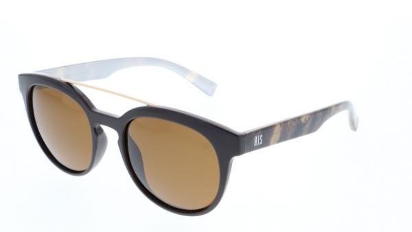 HIS HP78128 2 lunettes de soleil pour femmes en plastique panto marron