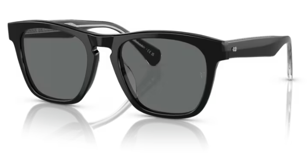 Pre-owned Oliver Peoples 0ov5555su R-3 149281 Black Grey Polar 51mm Men's Sunglasses