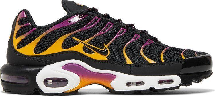 Nike air max plus black and gold mens sales