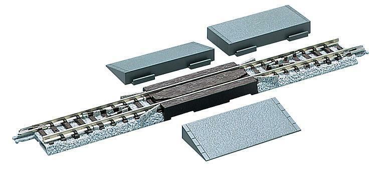 TOMYTEC 971523, Aufgleis-Stück,Spur N,  in Schotterbettung, 140 mm