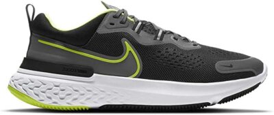 

Мужские кроссовки Nike React Miler 2, серый/зеленый, 10 D, средний размер США, Grey/green