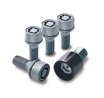 Genuine Mercedes-Benz Rim Locks - M14 X 1.5 X 45 - Black 001 Genuine Mercedes-Benz Rim Locks - M14 X 1.5 X 45 - Black 001