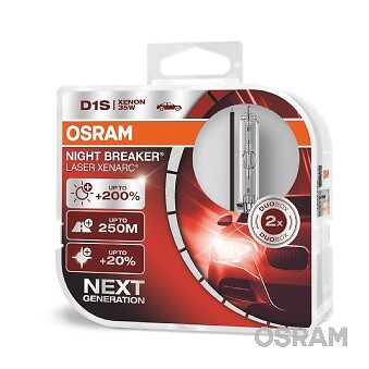 D1s Night Breaker Laser 200 (X2) fits MERCEDES Osram Genuine Top Quality Product