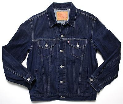 Levi Strauss Signature Denim Trucker Jacket Men Size XXL