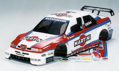 58189 Tamiya Martini Alfa Romeo 155 V6 Body Set - TA03/TB02/TA04/TL01/TT01 - New