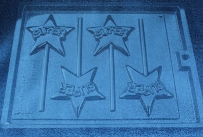 SUPER STAR LOLLIPOP CHOCOLATE CANDY MOLD DIY BIRTHDAY DANCE PARTY FAVOR