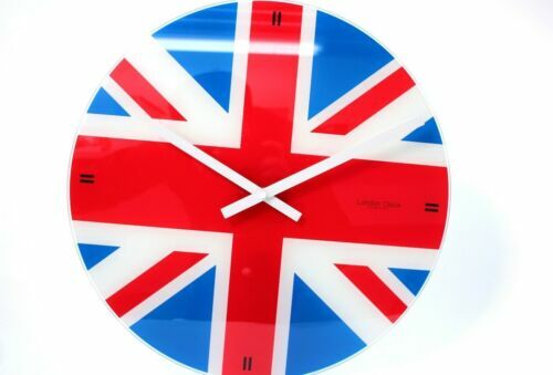 Réveil LCD Vertical Bleu - London Clock Company - Modèle 255/4420