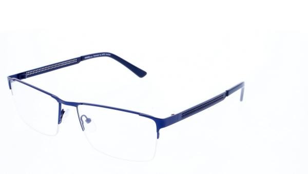 Lunettes homme Vienna Design UN648 03 métal ovale bleu