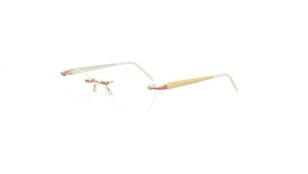 switch it SIG3547 Men's Women's Eyeglasses Metal Oval Yellow