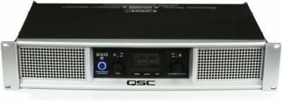 QSC GXD8 2-Channel Power Amplifier, 1200W at 4 Ohm, DSP