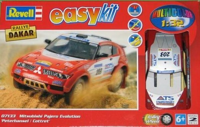 Revell 07133-1/32 Mitsubishi Pajero Evolution Easykit Nuevo