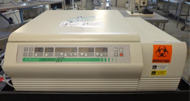 Sorvall Legend RT Kendro 75004377 refrigerated Centrifuge with 75006445 Rotor