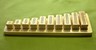 Montessori Bead Bar Mathematics Teaching System, wood mounted rubber stamps