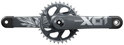 SRAM X01 Eagle Boost Crankset - 175mm, 12-Speed, 32t, Direct Mount, DUB Spindle