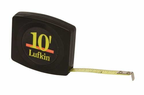 Crescent Lufkin 1/4" x 10' Pee Wee Yellow Clad Pocket Tape Measure - W6110