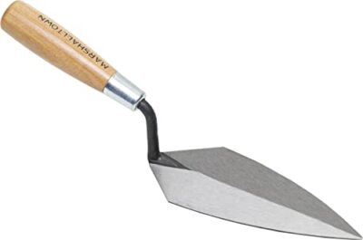 Masonry Pointing Trowel Philadelphia Style 7 Inch X 3 Inch Wood Handle Made In T