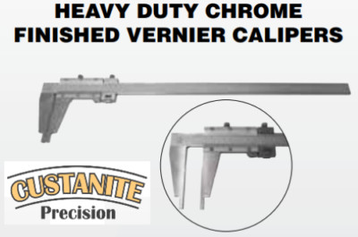 40''/1000mm HEAVY DUTY CHROME FINISHED VERNIER CALIPER ITEM NUMBER PR5301040(FL)