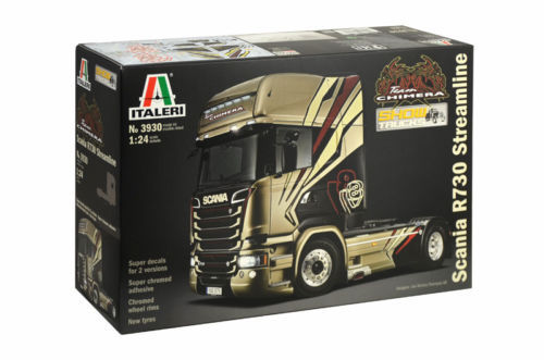 Maquette Camion Italeri Mercedes Benz Actros Power Flower, échelle 1:24, Neuf