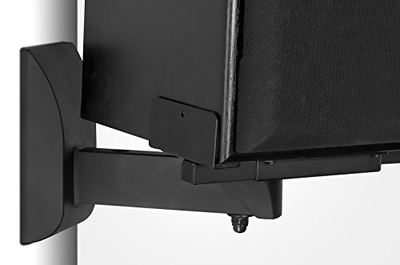 Mount-It! Speaker Wall Mounts, Pair of Universal Side Clamping Bookshelf Speaker
