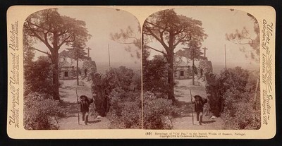 Hermitage of ''Cal Faz,'' in the sacred woods of Bussaco, Portugal 1902