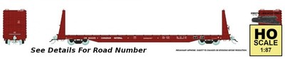 Rapido 147003-5 HO NSC 62ft Bulkhead Flatcar - Canadian National / CN #620306
