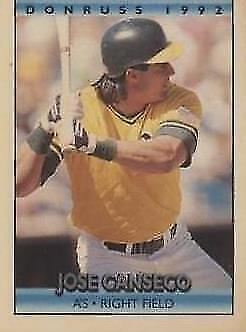 Donruss 1992 - José Canseco #25