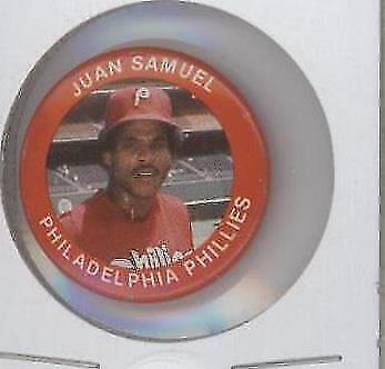 1984 Fun Foods Buttons - Juan Samuel #68