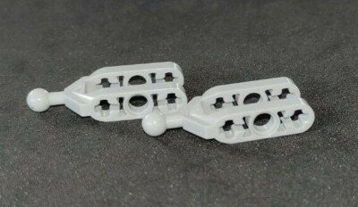2x Lego Technique - 6572 - rotule Gris