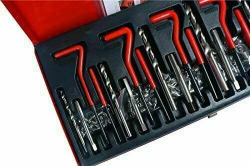 131Pc Thread Repair Kit HSS Drill Helicoil Repair Kit SAE Metric M5 M6 M8 M10M12