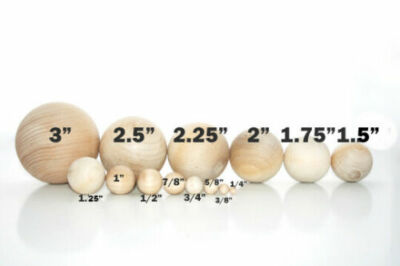 1- Natural Wooden Balls Various Sizes Games Math Waldorf Games Solar System Ball