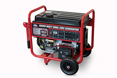 All Power America 10000 Watt Dual Fuel Generator w/ Electric Start, APGG10000GL