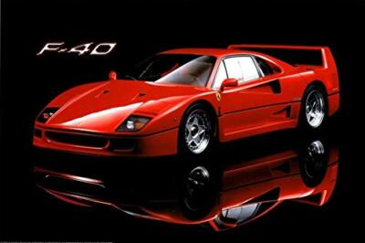 Ferrari F40 Sports Car Poster 36" x 24"